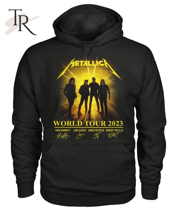 Metallica World Tour 2023 Signature Unisex T-Shirt – Limited Edition