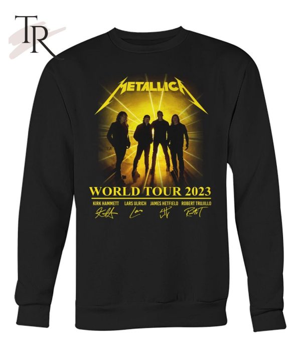 Metallica World Tour 2023 Signature Unisex T-Shirt – Limited Edition