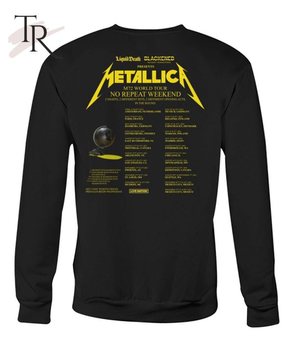 Metallica World Tour 2023 Signature Unisex T-Shirt – Limited Edition