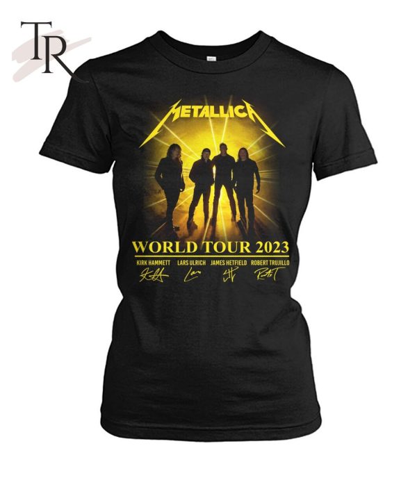 Metallica World Tour 2023 Signature Unisex T-Shirt – Limited Edition