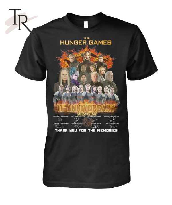 The Hunger Games 11th Anniversary 2012 – 2023 Thank You For The Memories T-Shirt – Limited Edition