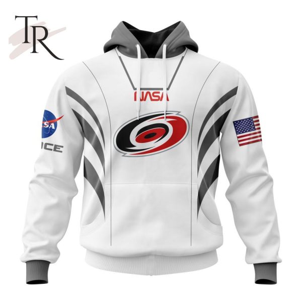 Personalized NHL Carolina Hurricanes Special Space Force NASA Astronaut Design Hoodie 3D