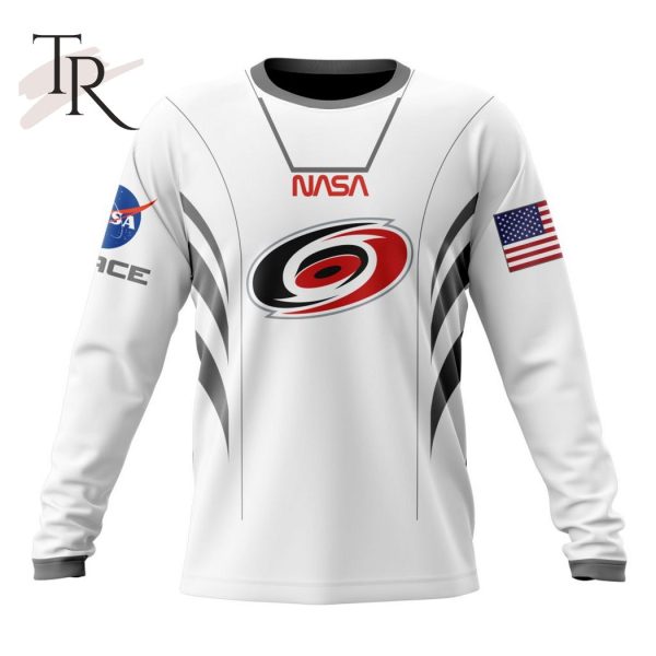 Personalized NHL Carolina Hurricanes Special Space Force NASA Astronaut Design Hoodie 3D