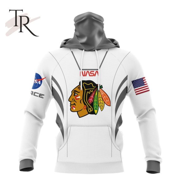 Personalized NHL Chicago Blackhawks Special Space Force NASA Astronaut Design Hoodie 3D