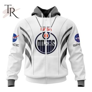 Personalized NHL Edmonton Oilers Special Space Force NASA Astronaut Design Hoodie 3D