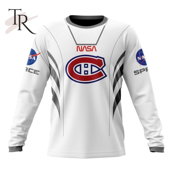 Personalized NHL Montreal Canadiens Special Space Force NASA Astronaut Design Hoodie 3D