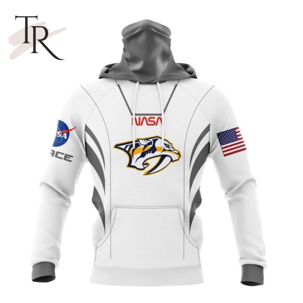 Personalized NHL Nashville Predators Special Space Force NASA Astronaut Design Hoodie 3D