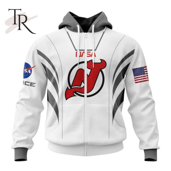 Personalized NHL New Jersey Devils Special Space Force NASA Astronaut Design Hoodie 3D