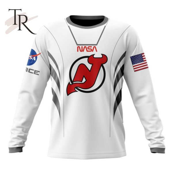 Personalized NHL New Jersey Devils Special Space Force NASA Astronaut Design Hoodie 3D