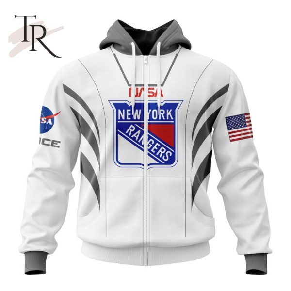 Personalized NHL New York Rangers Special Space Force NASA Astronaut Design Hoodie 3D