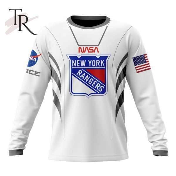 Personalized NHL New York Rangers Special Space Force NASA Astronaut Design Hoodie 3D