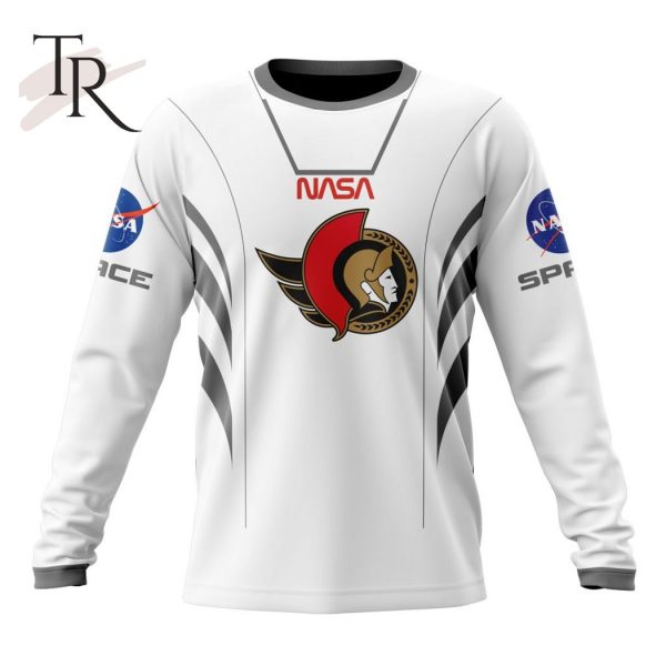 Personalized NHL Ottawa Senators Special Space Force NASA Astronaut Design Hoodie 3D