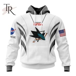 Personalized NHL San Jose Sharks Special Space Force NASA Astronaut Design Hoodie 3D