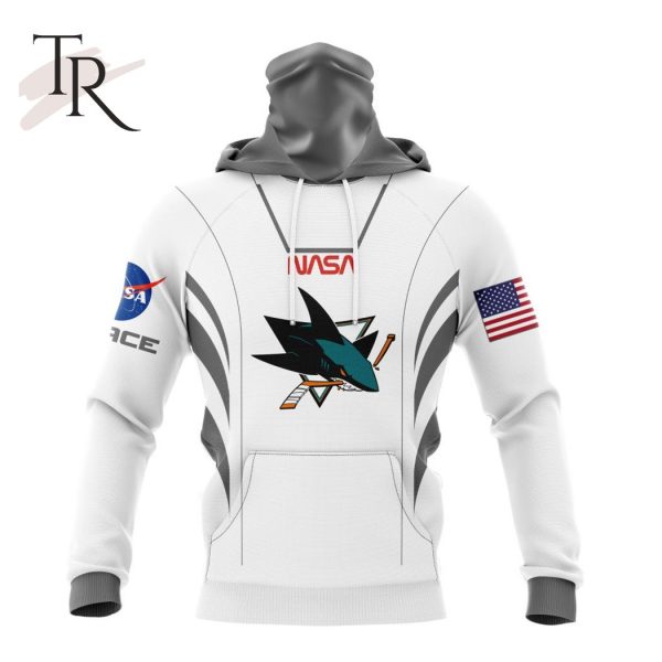 Personalized NHL San Jose Sharks Special Space Force NASA Astronaut Design Hoodie 3D