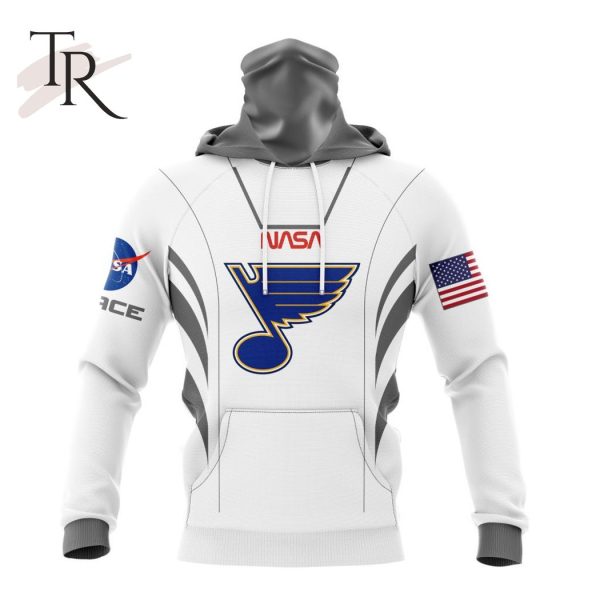 Personalized NHL St. Louis Blues Special Space Force NASA Astronaut Design Hoodie 3D