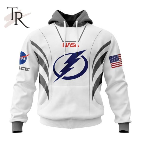 Personalized NHL Tampa Bay Lightning Special Space Force NASA Astronaut Design Hoodie 3D
