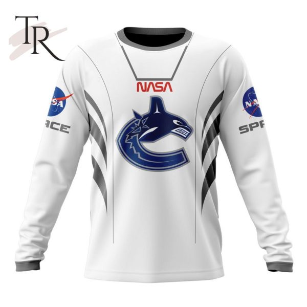 Personalized NHL Vancouver Canucks Special Space Force NASA Astronaut Design Hoodie 3D