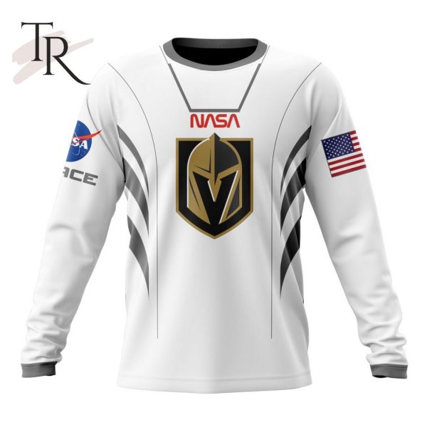 Personalized NHL Vegas Golden Knights Special Space Force NASA Astronaut Design Hoodie 3D