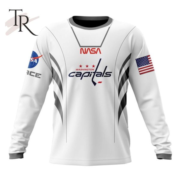 Personalized NHL Washington Capitals Special Space Force NASA Astronaut Design Hoodie 3D