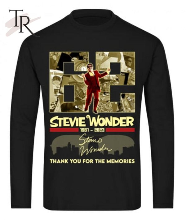 Stevie Wonder 1961 – 2023 Thank You For The Memories T-Shirt – Limited Edition
