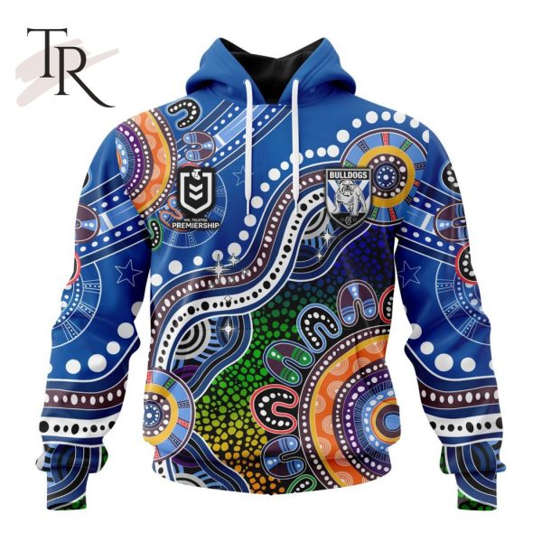 Personalized NRL Canterbury-Bankstown Bulldogs Special Indigenous Design Hoodie 3D