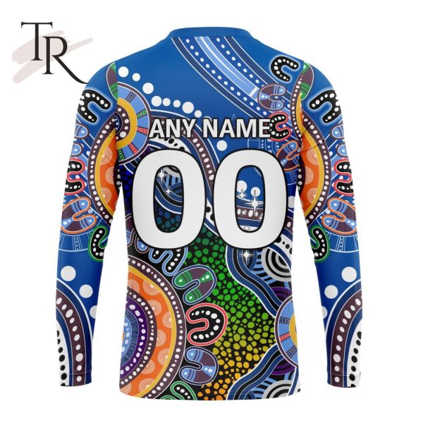 Personalized NRL Canterbury-Bankstown Bulldogs Special Indigenous Design Hoodie 3D