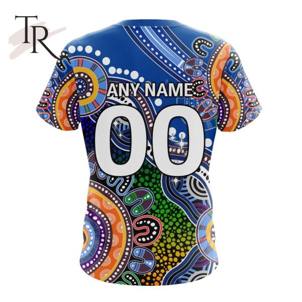 Personalized NRL Canterbury-Bankstown Bulldogs Special Indigenous Design Hoodie 3D