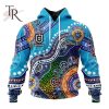 Personalized NRL Canterbury-Bankstown Bulldogs Special Indigenous Design Hoodie 3D