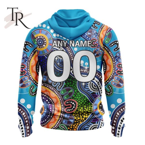 Personalized NRL Cronulla-Sutherland Sharks Special Indigenous Design Hoodie 3D