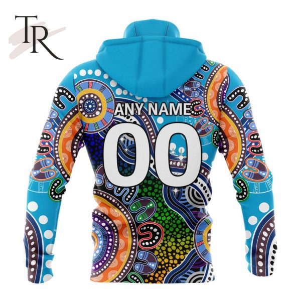 Personalized NRL Cronulla-Sutherland Sharks Special Indigenous Design Hoodie 3D