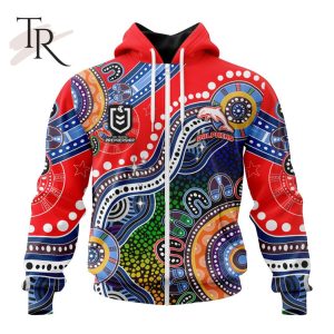 Personalized NRL Dolphins Special Indigenous Design Hoodie 3D