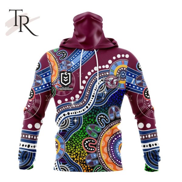 Personalized NRL Manly Warringah Sea Eagles Special Indigenous Design Hoodie 3D