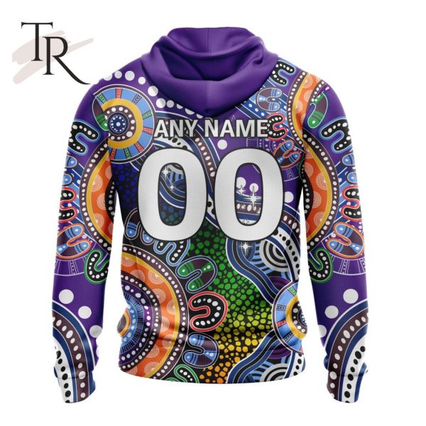 Personalized NRL Melbourne Storm Special Indigenous Design Hoodie 3D