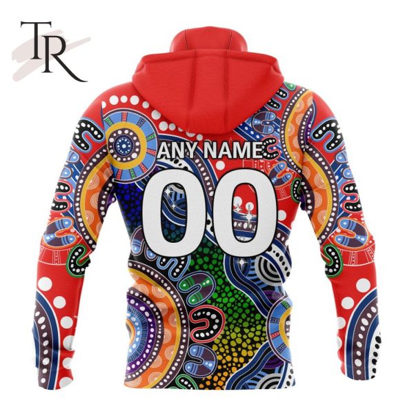 Personalized NRL Newcastle Knights Special Indigenous Design Hoodie 3D -  Torunstyle