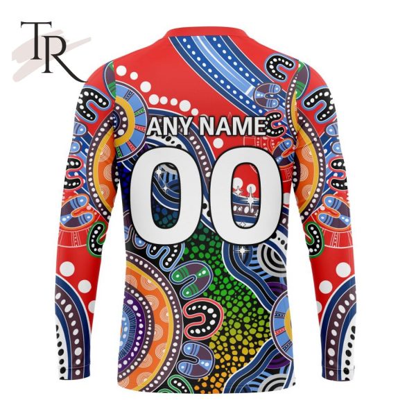 Personalized NRL Newcastle Knights Special Indigenous Design Hoodie 3D