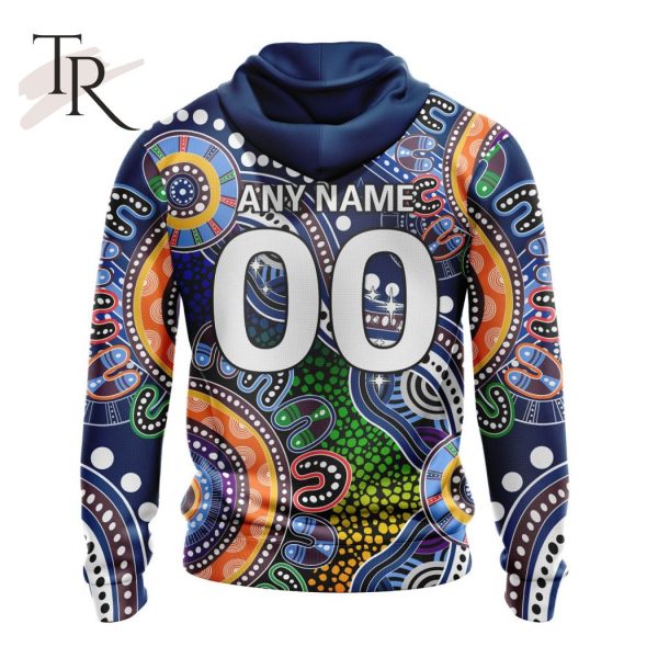 Personalized NRL North Queensland Cowboys Special Indigenous Design Hoodie 3D