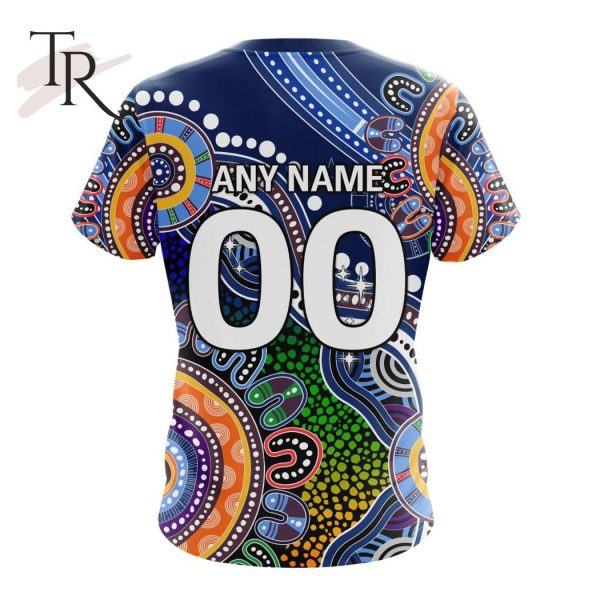 Personalized NRL North Queensland Cowboys Special Indigenous Design Hoodie 3D