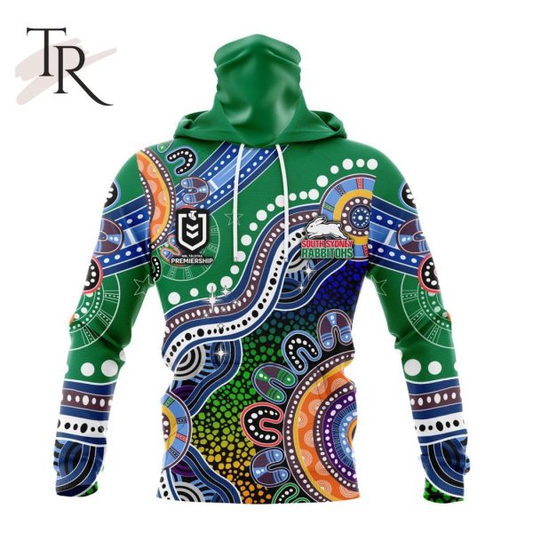 Personalized NRL South Sydney Rabbitohs Special Indigenous Design Hoodie 3D