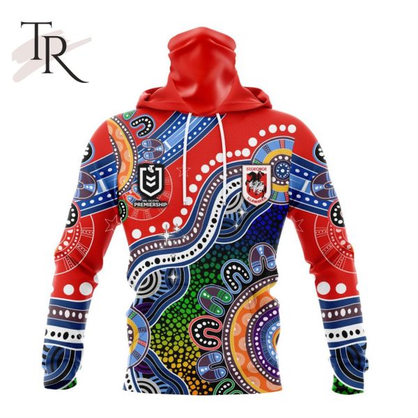 Personalized NRL St. George Illawarra Dragons Special Indigenous Design Hoodie 3D