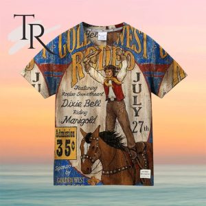 Golden Western Rodeo Vintage Sign Universal Hawaiian Shirt