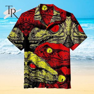 Trippy Dinosaur Universal Hawaiian Shirt