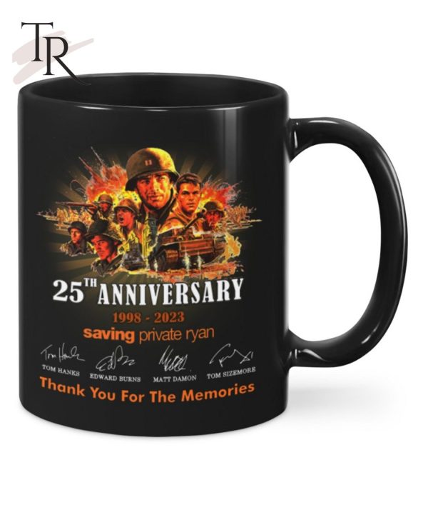 25th Anniversary 1998 – 2023 Saving Private Ryan Thank You For The Memories T-Shirt – Limited Edition