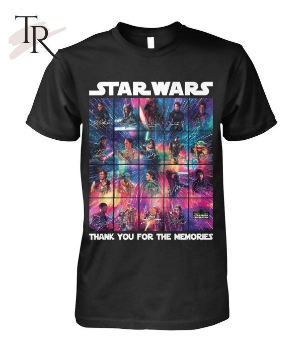 Star Wars Celebration Thank You For The Memories T-Shirt – Limited Edition