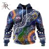 Personalized AFL Gold Coast Suns Special Indigenous Design Hoodie 3D