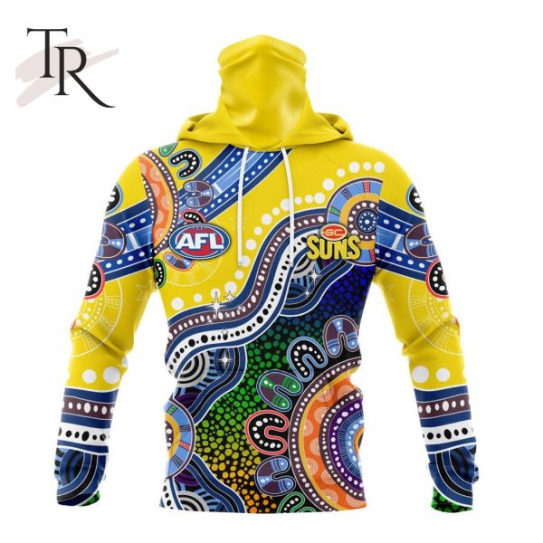 Personalized AFL Gold Coast Suns Special Indigenous Design Hoodie 3D