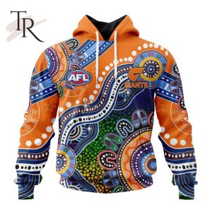 Personalized AFL Greater Western Sydney Giants Special Indigenous Design Hoodie 3D