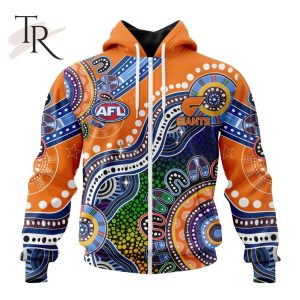 Personalized AFL Greater Western Sydney Giants Special Indigenous Design Hoodie 3D