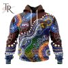 Personalized AFL Greater Western Sydney Giants Special Indigenous Design Hoodie 3D