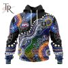 Personalized AFL North Melbourne Football Club Special Indigenous Design Hoodie 3D