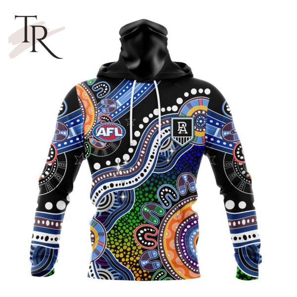 Personalized AFL Port Adelaide Football Club Special Indigenous Design Hoodie 3D